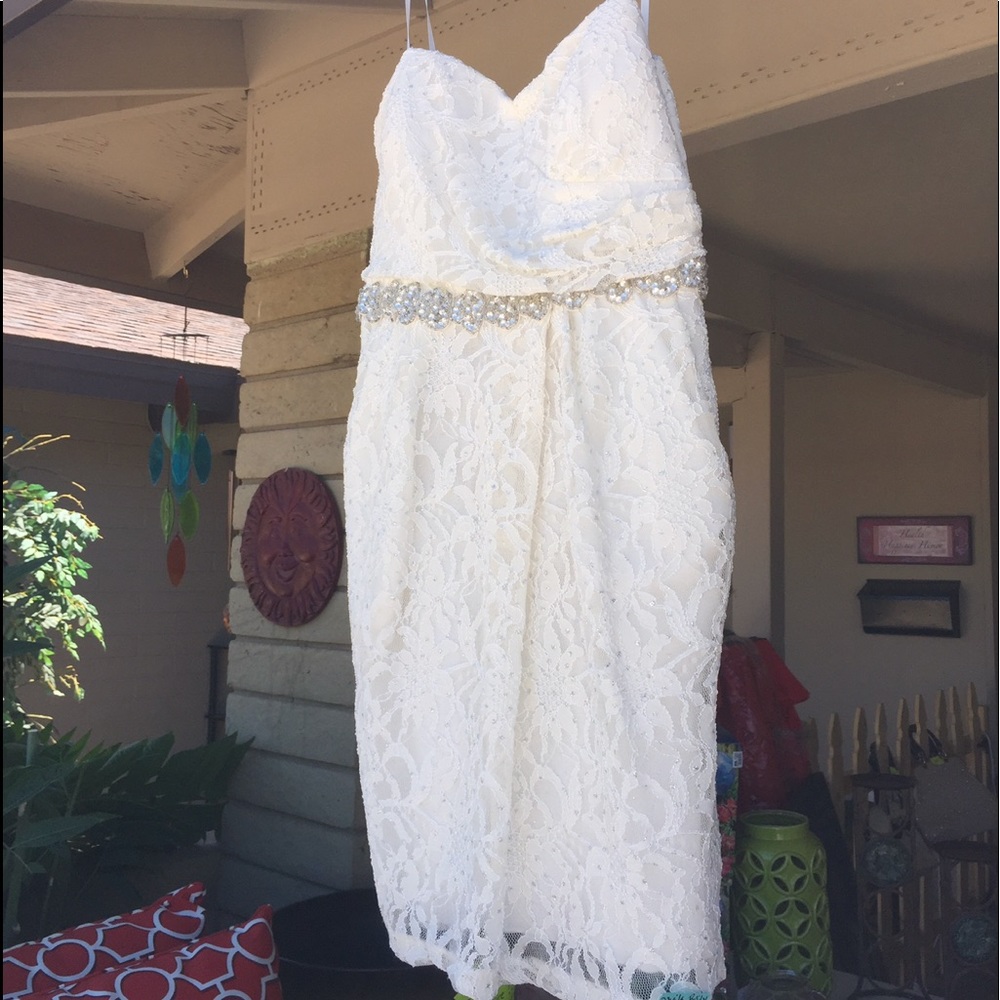 White Lace Dress!